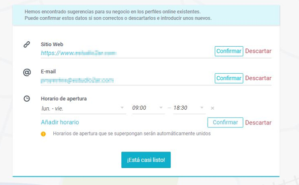 Ejemplo de coincidencia